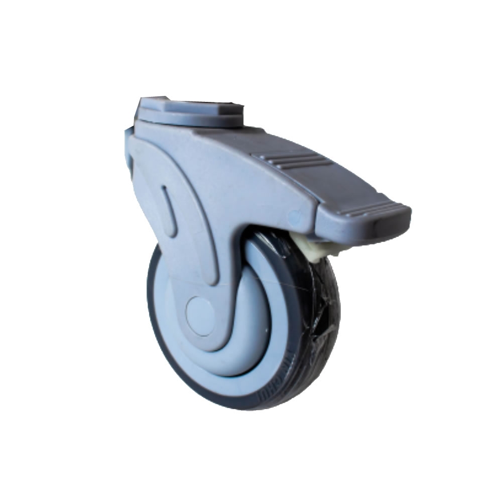 Roda em plástico com Freio para Cadeira Ultralux